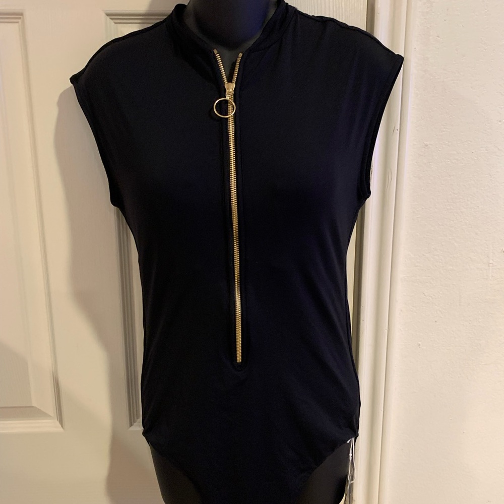 Seafolly Black Zip-Front One-Piece Swimsuit - Picture 7 of 14